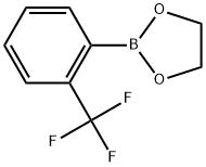 2-[2-(Trifluoromethyl)phenyl]-1,3,2-dioxaborolane Structure