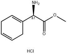 (R)-Methyl 2-Amino-2-(cyclohexa-1,4-dien-1-yl)acetate Hydrochloride 구조식 이미지