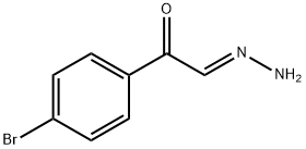 Benzeneacetaldehyde, 4-bromo-α-oxo-, aldehydo-hydrazone 구조식 이미지