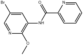 N-(5-Bromo-2-methoxy-3-pyridinyl)-2-pyridinecarboxamide Structure