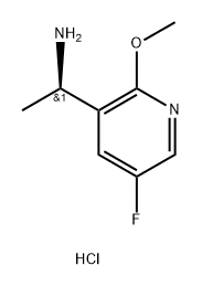 (R)-1-(5-Fluoro-2-methoxypyridin-3-yl)ethanamine hydrochloride Structure