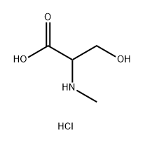 Serine, N-methyl-, hydrochloride (1:1) 구조식 이미지