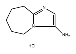 5H,6H,7H,8H,9H-imidazo[1,2-a]azepin-3-amine
hydrochloride Structure