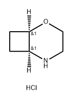 2-Oxa-5-azabicyclo[4.2.0]octane, hydrochloride (1:1), (1R,6S)- Structure