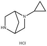 2-Cyclopropyl-2,5-diazabicyclo[2.2.1]heptane dihydrochloride Structure