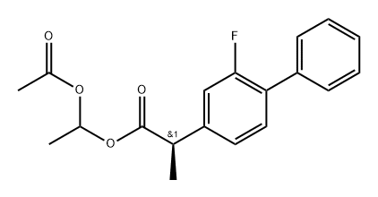 (R)-Flurbiprofen Axetil (Mixture of Diastereomers) Structure