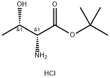 D-Threonine, 1,1-dimethylethyl ester, hydrochloride (1:1) Structure