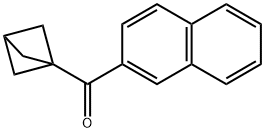 Bicyclo[1.1.1]pent-1-yl-2-naphthalenylmethanone Structure