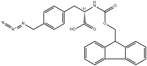 N-Fmoc-4-(azidomethyl)-L-phenylalanine Structure