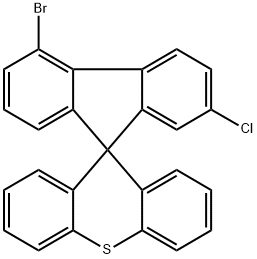 2'-bromo-4-chlorospiro[fluorene-9,9'-thioxanthene] Structure