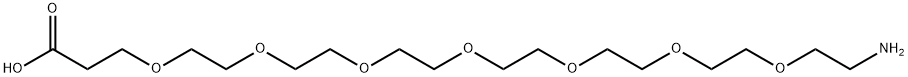 Amino-PEG7-acid 구조식 이미지