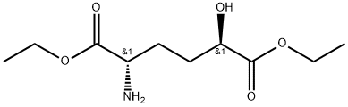 (2S,5R)-rel-2-Amino-5-hydroxy-hexanedioic acid diethyl ester 구조식 이미지