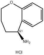 (S)-2,3,4,5-Tetrahydro-benzoboxepin-5-ylamine hydrochloride Structure