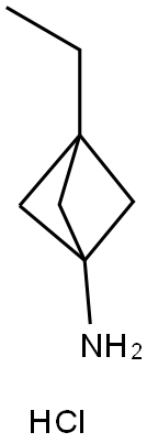 3-ethylbicyclo[1.1.1]pentan-1-amine hydrochloride Structure