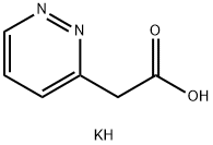 potassium 2-(pyridazin-3-yl)acetate Structure