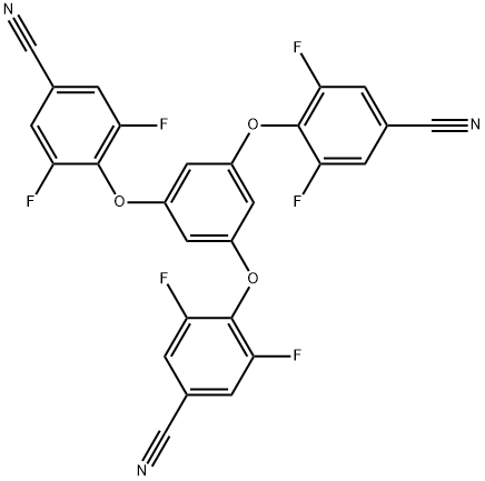 4,4',4''-(benzene-1,3,5-triyltris(oxy))tris(3,5-difluorobenzonitrile) Structure