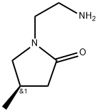 (R)-1-(2-Aminoethyl)-4-methylpyrrolidin-2-one Structure