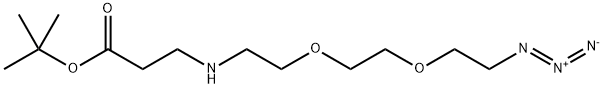 Azide-PEG2-NH-CH2CH2-COOtBu Structure
