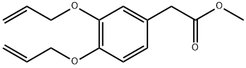 methyl 2-(3,4-bis(allyloxy)phenyl)acetate Structure