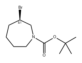 tert-butyl (3R)-3-bromoazepane-1-carboxylate Structure