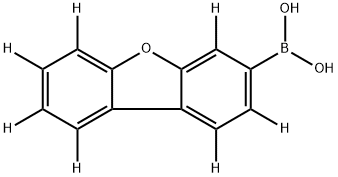 Boronic acid, B-(3-dibenzofuranyl-1,2,4,6,7,8,9-d7)- Structure