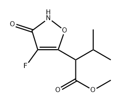 Methyl 2-(4-fluoro-3-oxo-2,3-dihydroisoxazol-5-yl)-3-methylbutanoate Structure