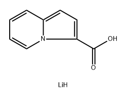 3-Indolizinecarboxylic acid, lithium salt (1:1) 구조식 이미지