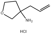 3-allyltetrahydrofuran-3-amine hydrochloride Structure