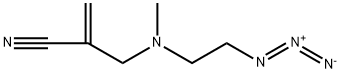 2-Propenenitrile, 2-[[(2-azidoethyl)methylamino]methyl]- Structure