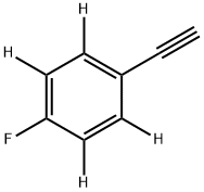 1-ETHYNYL-4-FLUOROBENZENE-2,3,5,6-D4 Structure