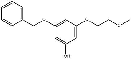 3-(2-Methoxyethoxy)-5-(phenylmethoxy)phenol Structure