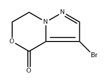 3-bromo-6,7-dihydropyrazolo[5,1-c][1,4]oxazin-4-one Structure