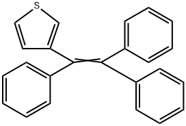 3-(1,2,2-triphenylvinyl)thiophene Structure