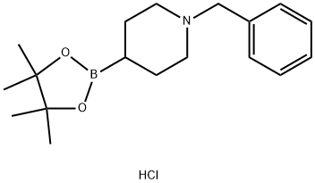 1-Benzyl-piperidine-4-boronic acid picol ester hydrochloride 구조식 이미지