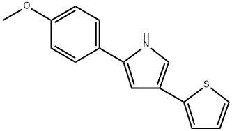 2-(4-methoxyphenyl)-4-(thiophen-2-yl)-1H-pyrrole Structure