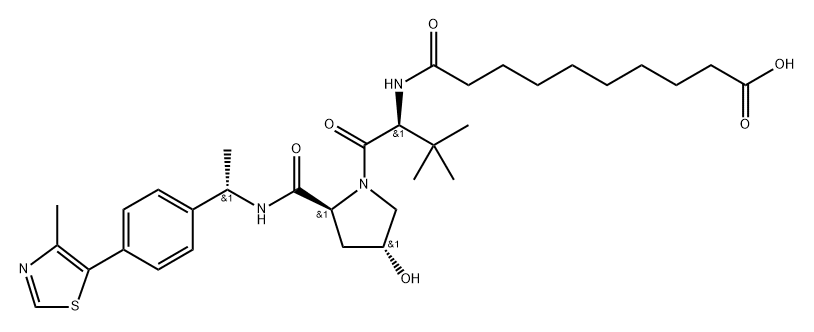 (S,R,S)-AHPC-Me-decanedioic acid Structure