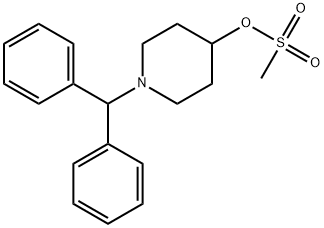 1-(Diphenylmethyl)-4-piperidinol 4-methanesulfonate Structure