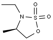 (4R)-3-Ethyl-4-methyl-1,2,3-oxathiazolidine 2,2-dioxide Structure