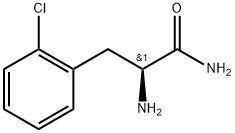 Benzenepropanamide, α-amino-2-chloro-, (αS)- Structure