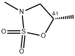 (5S)-3,5-Dimethyl-1,2,3-oxathiazolidine 2,2-dioxide Structure