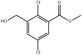 Methyl 2,5-dichloro-3-(hydroxymethyl)benzoate Structure