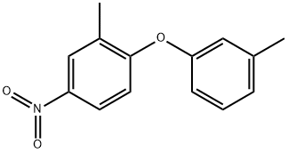 2-methyl-4-nitro-1-(m-tolyloxy)benzene Structure