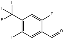 2-Fluoro-5-iodo-4-(trifluoromethyl)benzaldehyde Structure