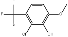 2-Chloro-6-methoxy-3-(trifluoromethyl)phenol Structure