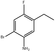 2-bromo-5-ethyl-4-fluoroaniline Structure