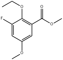 methyl 2-ethoxy-3-fluoro-5-methoxybenzoate Structure