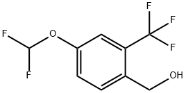 (4-(difluoromethoxy)-2-(trifluoromethyl)phenyl)methanol Structure