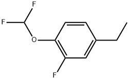 1-(Difluoromethoxy)-4-ethyl-2-fluorobenzene Structure