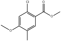 Methyl 2-chloro-4-methoxy-5-methylbenzoate Structure