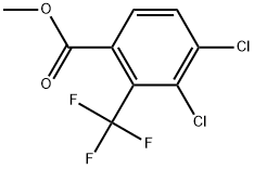 Methyl 3,4-dichloro-2-(trifluoromethyl)benzoate Structure